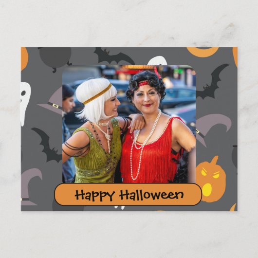 Happy Halloween met het Vakje van de Tekst van de  Briefkaart (Voorkant)