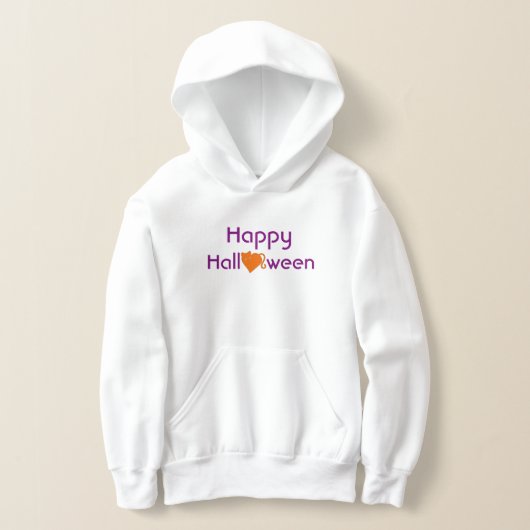 Happy Halloween met Oranje kat Heart (Laagn)