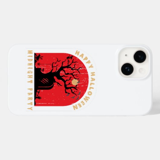 Happy Halloween Midnight Party Case-Mate iPhone Case (Achterkant (horizontaal))