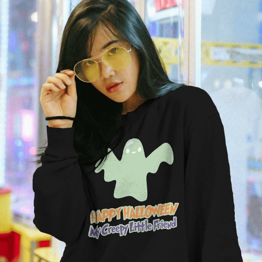 Happy Halloween mijn enge kleine vriend T-shirt