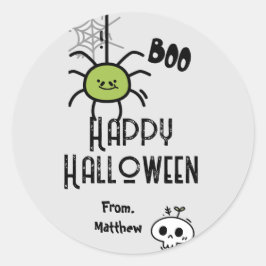 Happy Halloween modern custom cadeau stickers