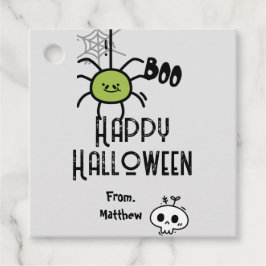 Happy Halloween modern custom cadeau stickers Bedankjes Labels