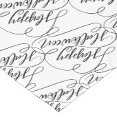 Happy Halloween Modern Hand-Lettered Korte Tafelloper (Hoek)