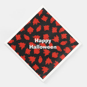 Happy Halloween Modern Party Red Ghost Servet