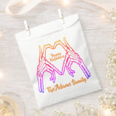 Happy Halloween Modern Script Custom Halloween Bedankzakje (Geknipt)