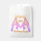 Happy Halloween Modern Script Custom Halloween Bedankzakje (Voorkant)