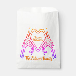 Happy Halloween Modern Script Custom Halloween Bedankzakje