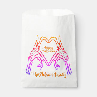 Happy Halloween Modern Script Custom Halloween Bedankzakje