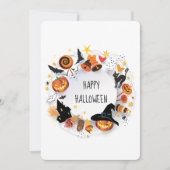 Happy Halloween Modern Spooky and Pumpkin Holiday  (Voorkant)