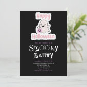 Happy Halloween Moderne Minimalistische Halloween Kaart (Staand voorkant)
