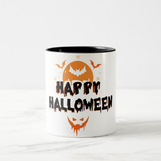 Happy Halloween Mok – Classic Spooky Coffee Cup