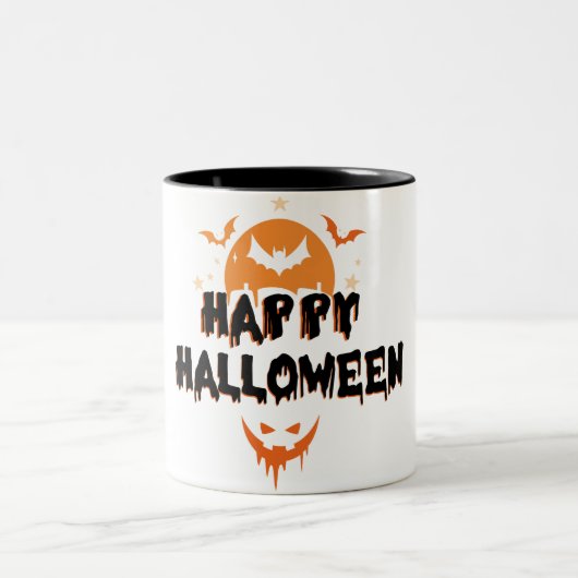 Happy Halloween Mok – Classic Spooky Coffee Cup (Center)