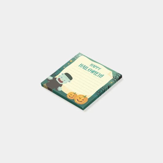 Happy Halloween Monster 3" x 3" Post-it® notes (Schuin)