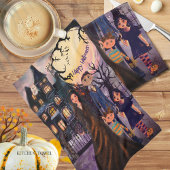 Happy Halloween Monster Familie Keuken Handdoek