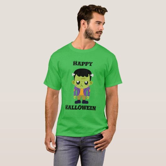 Happy Halloween Monster T-shirt (Voorkant volledig)