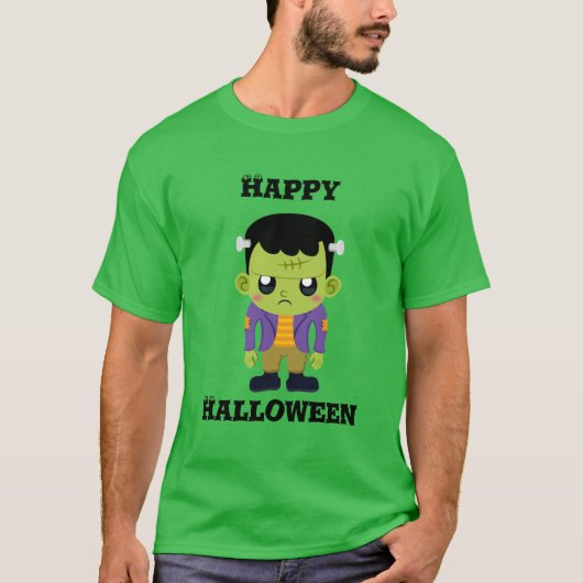 Happy Halloween Monster T-shirt (Voorkant)