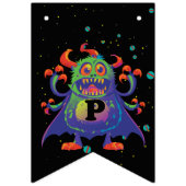 Happy Halloween Monster Trick or treat Vlaggetjes (Derde vlag)