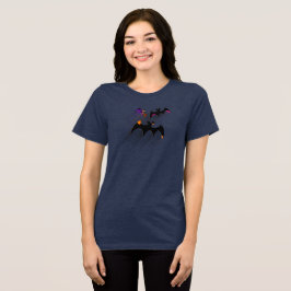 Happy Halloween-motief Tri-Blend Shirt