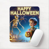 Happy Halloween (Mousepad) Muismat (Met muis)