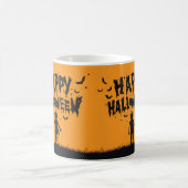 Happy Halloween:Mug with Mysterious Silhouette Koffiemok (Center)