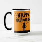 Happy Halloween:Mug with Mysterious Silhouette Mok (Links)