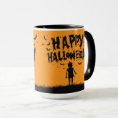 Happy Halloween:Mug with Mysterious Silhouette Mok (Voorkant rechts)