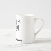 Happy Halloween:Mug with Mysterious Silhouette Porselein Kop (Rechts)