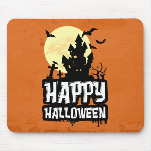Happy Halloween Muismat (Voorkant)