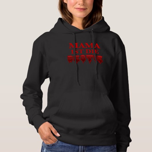 Happy Halloween Mum Beast Scary Costume Hoodie (Voorkant)