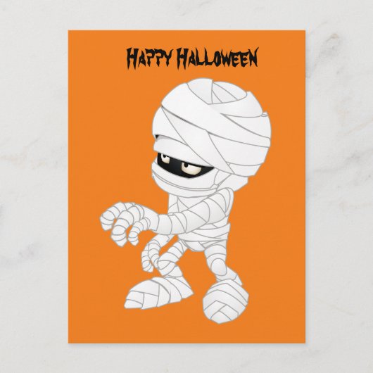 Happy Halloween Mummy Briefkaart (Voorkant)