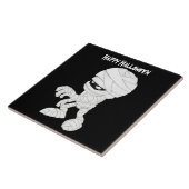 Happy Halloween Mummy Tegeltje (Zijkant)