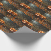 Happy Halloween nacht Collectie Cadeaupapier (Hoek)