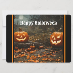 Happy Halloween nacht Collectie Feestdagenkaart