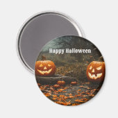 Happy Halloween nacht Collectie Magneet (Voorkant / Achterkant)