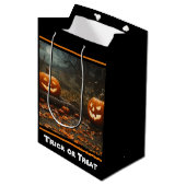 Happy Halloween nacht Collectie Medium Cadeauzakje (Voorkant Gekanteld)