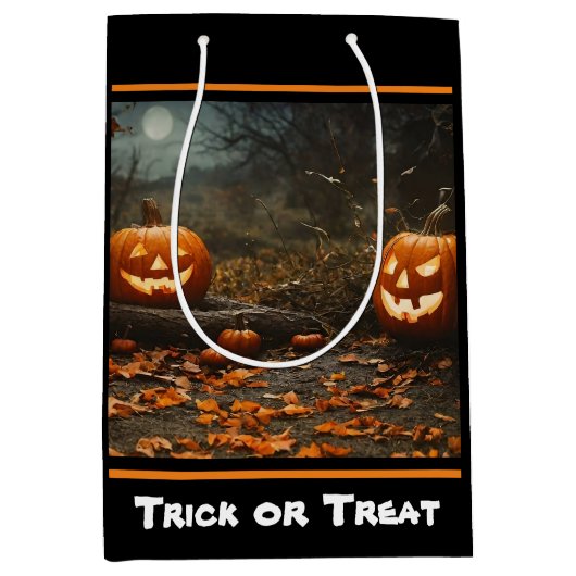 Happy Halloween nacht Collectie Medium Cadeauzakje (Voorkant)