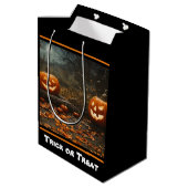 Happy Halloween nacht Collectie Medium Cadeauzakje (Achterkant Gekanteld)