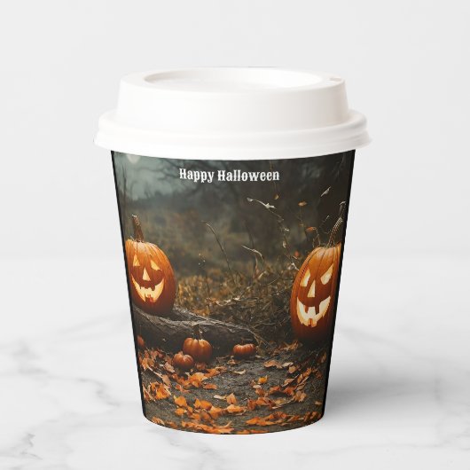 Happy Halloween nacht Collectie Papieren Bekers (Voorkant)
