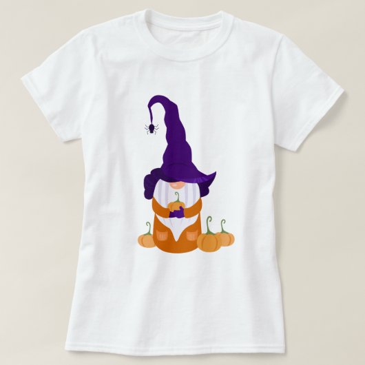 Happy Halloween | Najaarsbijeenkomst Herfst Gnome T-shirt (Design voorkant)