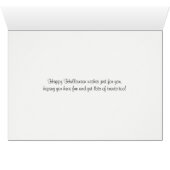 Happy Halloween Nephew Cat en Moon Kaart (Binenzijde Horizontaal (Onderkant))