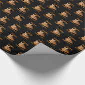 Happy Halloween niet-Scary Oranje tablet Cadeaupapier (Hoek)