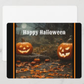Happy Halloween Night Collectie Feestdagenkaart (Voorkant / Achterkant)