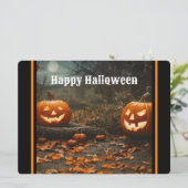 Happy Halloween Night Collectie Feestdagenkaart (Staand voorkant)