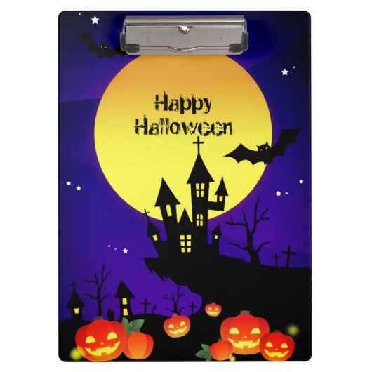 Happy Halloween Night-klembord Klembord (Voorkant)