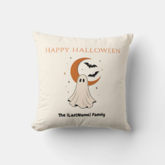 Happy Halloween / Noche de Brujas Minimalista Kussen
