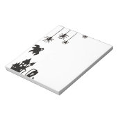 Happy Halloween Notitieblok – Spooky Pumpkin & Bat (Linkerzijde)