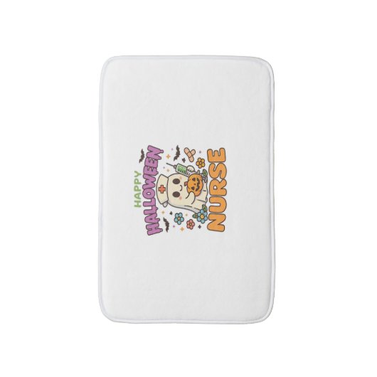 Happy Halloween Nurse Shirt - Schattigee Spooky Me Badmat (Voorkant Verticaal)