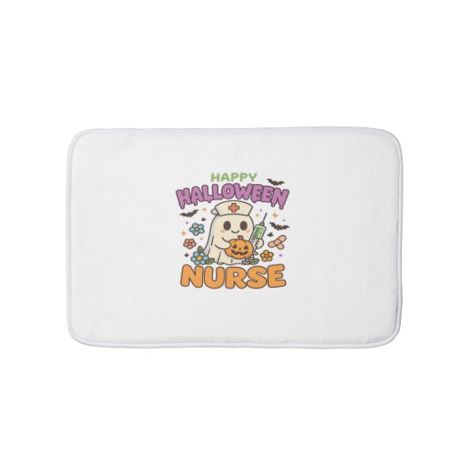 Happy Halloween Nurse Shirt - Schattigee Spooky Me Badmat (Voorkant)