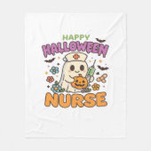 Happy Halloween Nurse Shirt - Schattigee Spooky Me Fleece Deken (Voorkant)