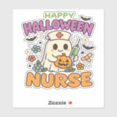 Happy Halloween Nurse Shirt - Schattigee Spooky Me Sticker (Vel)